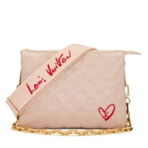 Dragée Monogram Puffy Lambskin Fall In Love Coussin PM Gold Hardware, 2021