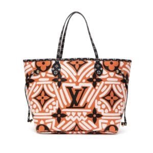 Ebene and White Crafty Monogram Coated Canvas Neverfull MM Gold Hardware, 2020