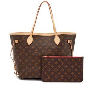 Ebene Brown Monogram Coated Canvas Neverfull MM Gold Hardware, 2021