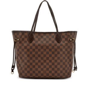 Ebene Damier Canvas Neverfull GM Gold Hardware