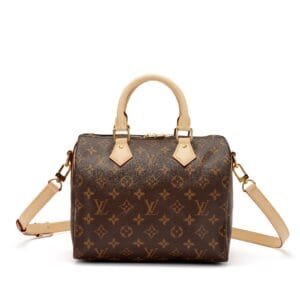 Ebene Monogram Coated Canvas Speedy 25 Bandoulière Gold Hardware, 2019