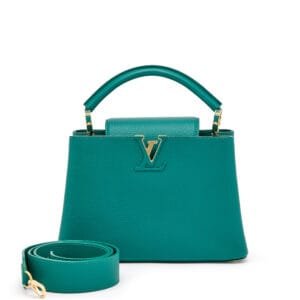 Emerald Green Taurillon Capucines BB Gold Hardware, 2022