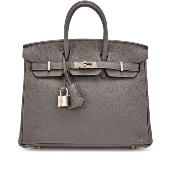 Etain Togo Birkin 25 Palladium Hardware, 2017