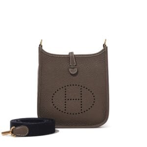Etoupe Clemence Mini Evelyne II TPM 16 Gold Hardware, 2022
