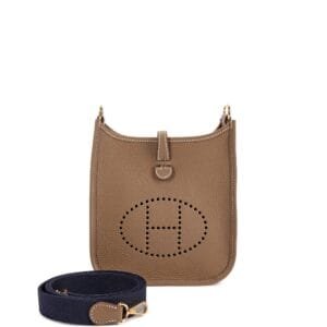 Etoupe Clemence Mini Evelyne II TPM 16 Gold Hardware, 2024