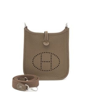 Etoupe Clemence Mini Evelyne II TPM 16 Palladium Hardware, 2024