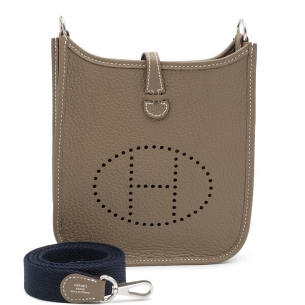 Etoupe Clemence Mini Evelyne II TPM 16 Palladium Hardware, 2024
