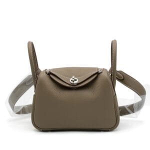 Etoupe Clemence Mini Lindy II Palladium Hardware, 2024