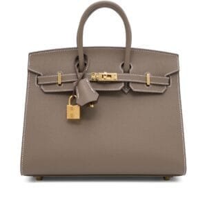 Etoupe Epsom Birkin 25 Sellier Gold Hardware, 2024