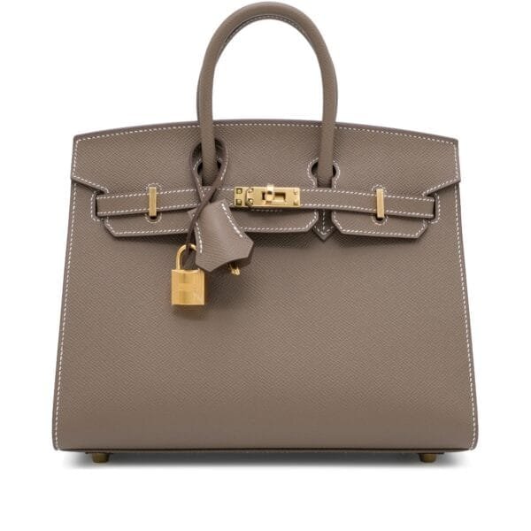 Etoupe Epsom Birkin 25 Sellier Gold Hardware, 2024