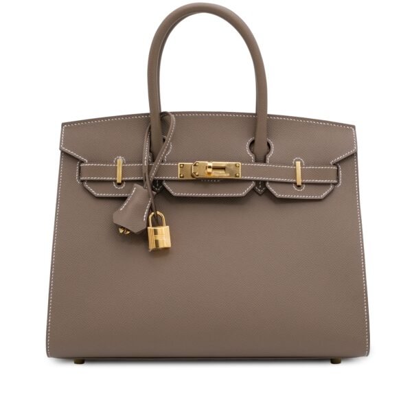 Etoupe Epsom Birkin 30 Sellier Gold Hardware, 2024