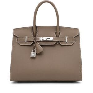 Etoupe Epsom Birkin 30 Sellier Palladium Hardware, 2023