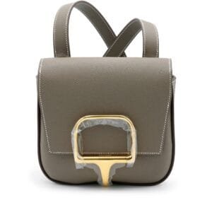 Etoupe Epsom Mini Della Cavalleria Gold Hardware, 2023