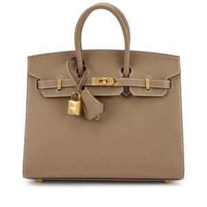 Etoupe Epsom Sellier Birkin 25 Gold Hardware, 2024