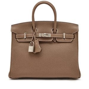 Etoupe Togo Birkin 25 Palladium Hardware, 2021