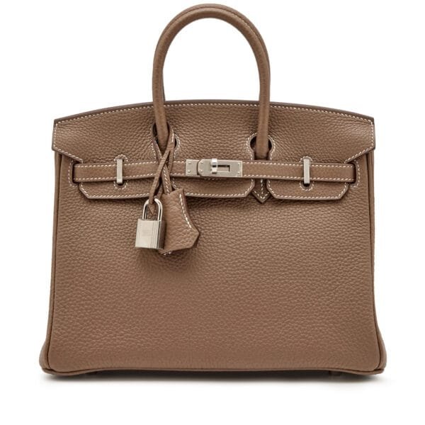 Etoupe Togo Birkin 25 Palladium Hardware, 2021