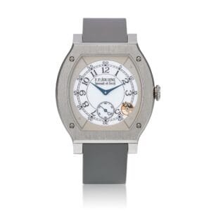 F. P. Journe Élégante Titanium. A titanium quartz wristwatch. 2021