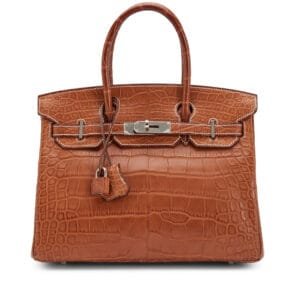 Fauve Barenia Matte Alligator Mississippiensis Birkin 30 Palladium Hardware, 2012