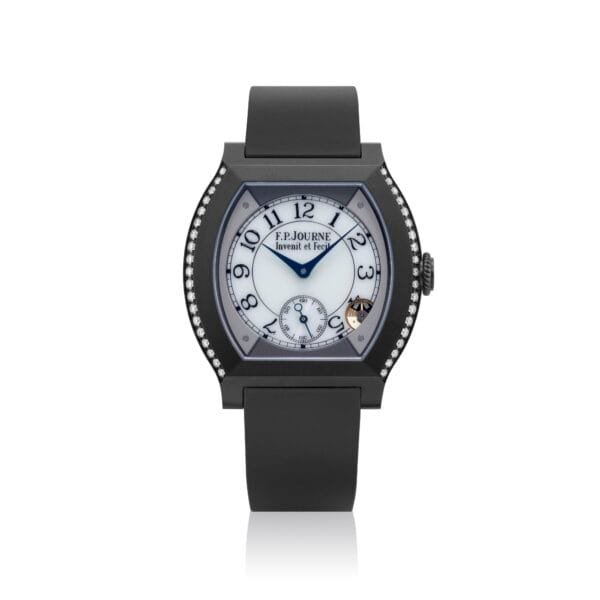 F.P. Journe Elegante. A titanium and diamond-set wristwatch with motion detector, Circa 2021