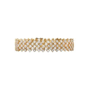 Gold and 25.50ctw Diamond Bracelet