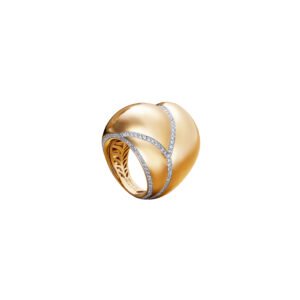Gold and Diamond Dome Ring