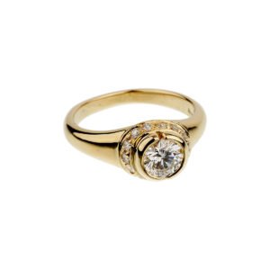 Gold and Diamond Ring