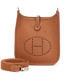 Gold Clemence Mini Evelyne II TPM 16 Palladium Hardware, 2024