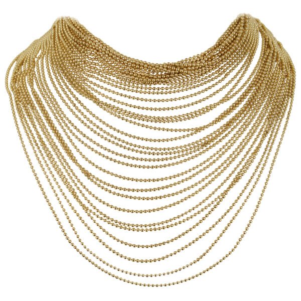 Gold Draperie Necklace