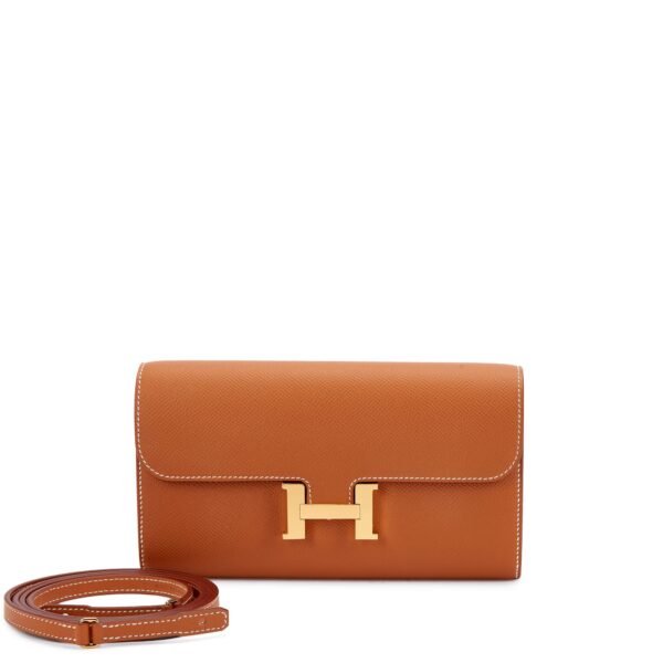 Gold Epsom Constance-To-Go Wallet Gold Hardware, 2024