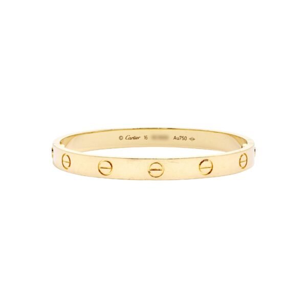 Gold Love Bangle