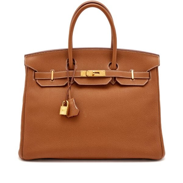 Gold Togo Verso Birkin 35 Gold Hardware, 2016