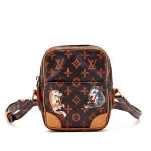 Grace Coddington Marron Catogram Coated Canvas Small Paname Bag Gold Hardware, 2018