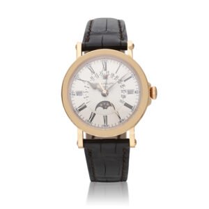 Grand Complications Reference 5159R, a rose gold automatic wristwatch with retrograde date, moon phases, perpetual calendar and leap year indication, circa 2022