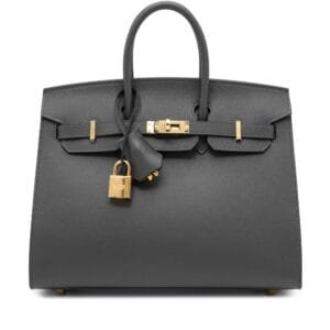 Graphite Madame Birkin 25 Sellier Gold Hardware, 2024