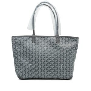 Grey Goyardine Canvas and Chevroches Calfskin Artois PM Bag