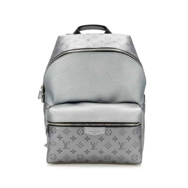 Grey Monogram Coated Canvas Taigarama Grey Discovery Backpack PM Silver Hardware, 2021