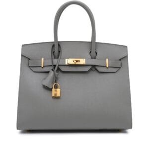 Gris Meyer Madame Birkin 30 Sellier Gold Hardware, 2024