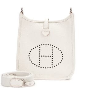 Gris Pale Clemence Mini Evelyne II TPM 16 Palladium Hardware, 2024