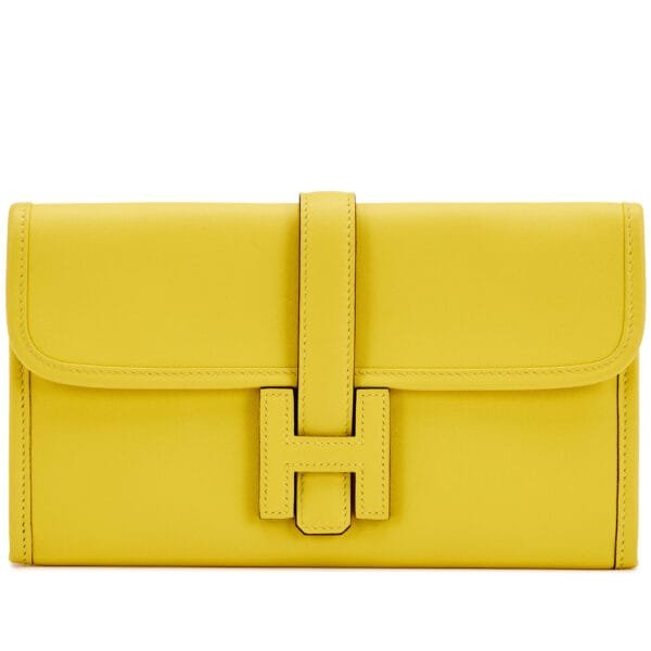 Jaune de Naples and Rose Sakura Swift Jigé Duo Clutch, 2019