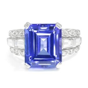 Le Vian Tanzanite Ring with Diamonds 18K White Gold