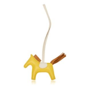 Lime, Sesame, and Craie Milo Lambskin Rodeo Charm PM, 2023