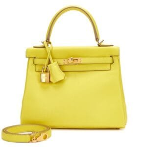 Lime Swift Kelly 25 Retourne Gold Hardware, 2020