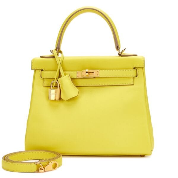 Lime Swift Kelly 25 Retourne Gold Hardware, 2020