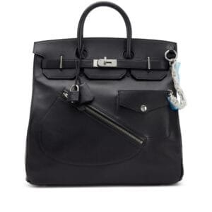 Limited Edition Black Volupto Rock HAC Birkin 40 Palladium Hardware, 2024