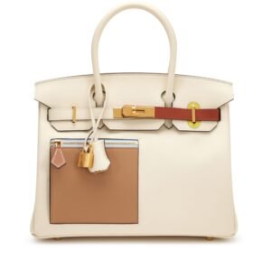 Limited Edititon Nata, Cuivre, Lime, Mauve Sylvestre, Bleu Brume and Chai Swift Colormatic Birkin 30 Gold Hardware, 2023