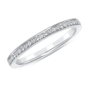 Makai Pave Diamond Ring Band Stackable