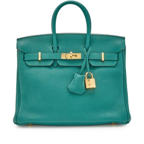 Malachite Togo Birkin 25 Gold Hardware, 2019
