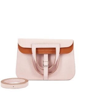 Mauve Pale Clemence and Gold Verso Halzan 25 Palladium Hardware