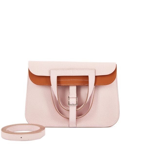 Mauve Pale Clemence and Gold Verso Halzan 25 Palladium Hardware