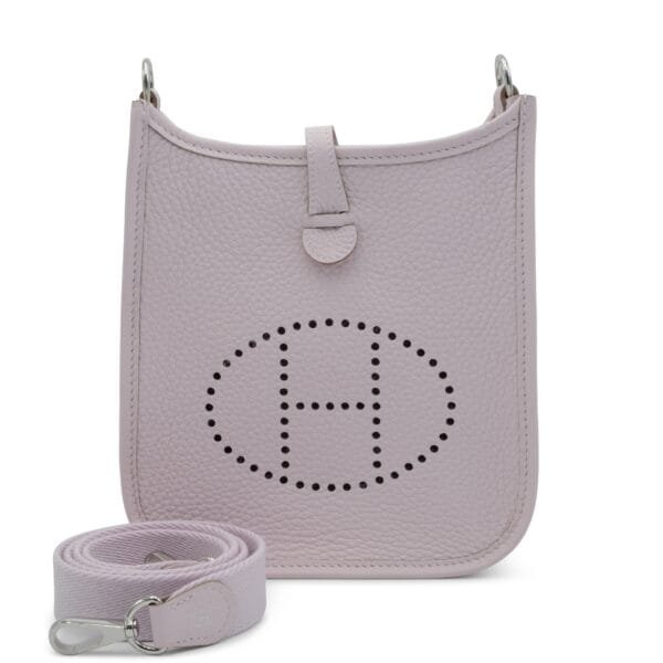 Mauve Pale Clemence Mini Evelyne II TPM 16 Palladium Hardware, 2024